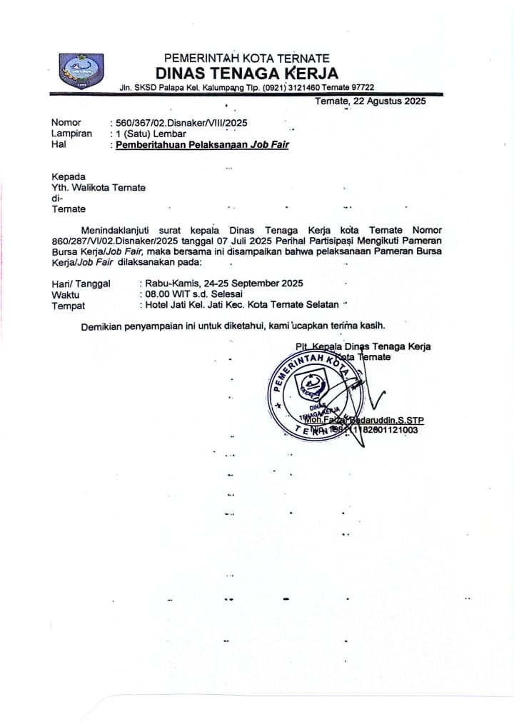 📢 PENGUMUMAN PELAKSANAAN JOB FAIR 2025 📢